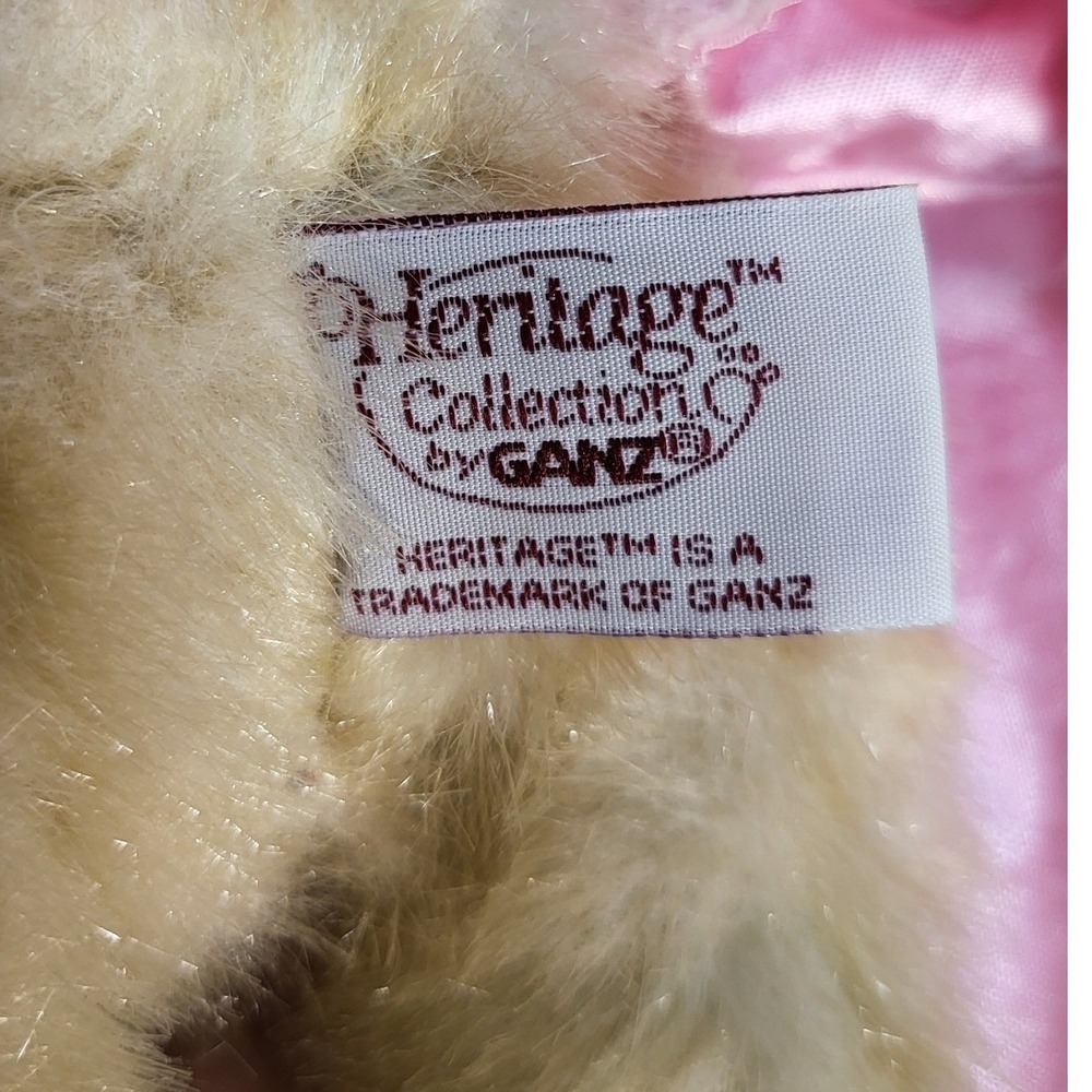 Heritage Collection Bear Channel Pink Dress Trim Coat and Matching Hat GANZ - Picture 9 of 11